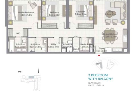 Apartment in Dubai Creek Harbour, Dubai Creek Harbour (The Lagoons), Dubai 1 bedroom, 62 sq.m. № 103509 - photo 2