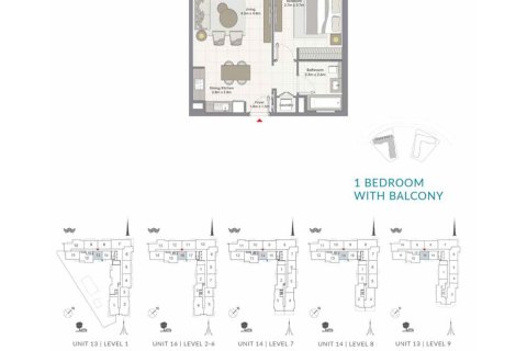 Apartment in Dubai Creek Harbour, Dubai Creek Harbour (The Lagoons), Dubai 1 bedroom, 62 sq.m. № 103509 - photo 11
