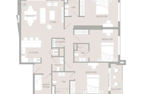 Apartment in Dubai Sports City, Dubai studio, 42 sq.m. № 92247 - photo 6