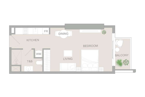 Apartment in Dubai Sports City, Dubai studio, 42 sq.m. № 92247 - photo 7