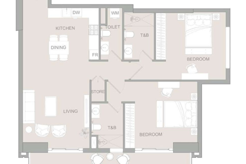 Apartment in Dubai Sports City, Dubai studio, 42 sq.m. № 92247 - photo 5