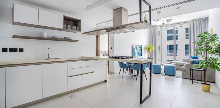 Appartement à Palm Jumeirah, Dubai, 1 chambre, 90.7 m², № 123126
