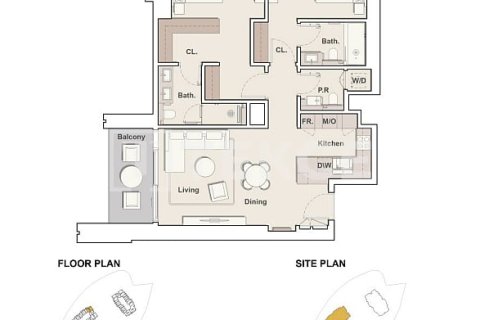 شقة في أبراج بحيرة جميرا, دبي 1غرف نوم, 75 م² رقم 103316 - صورة 4