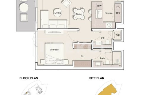 شقة في أبراج بحيرة جميرا, دبي 1غرف نوم, 75 م² رقم 103316 - صورة 3