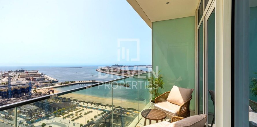 Квартира в EMAAR Beachfront, Dubai Harbour, Дубай, 2 спальни, 106м², № 20367