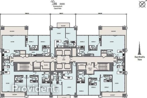 Appartement à Business Bay, Dubai, 2 chambres, № 2654 - photo 24