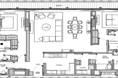 Apartment in Dubai 1 bedroom № 103433 - photo 4