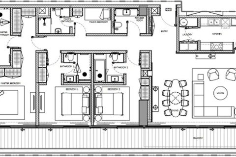 Apartment in Dubai 1 bedroom № 103433 - photo 2