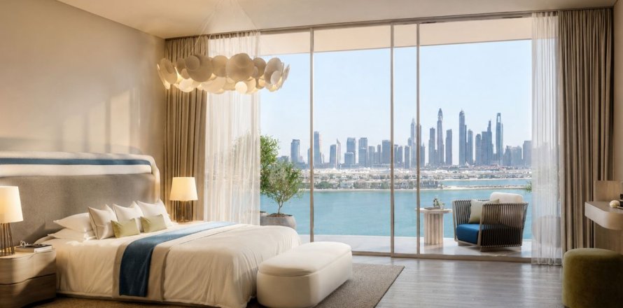 Appartement à Palm Jumeirah, Dubai, 1 chambre, 91 m², № 124251