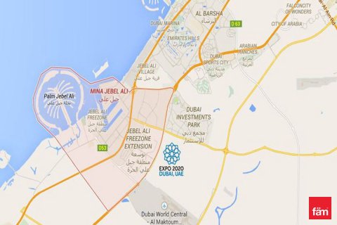 Купить земельный участок в Джабаль-Али, Дубай: 992м², № 97797 - фото 10