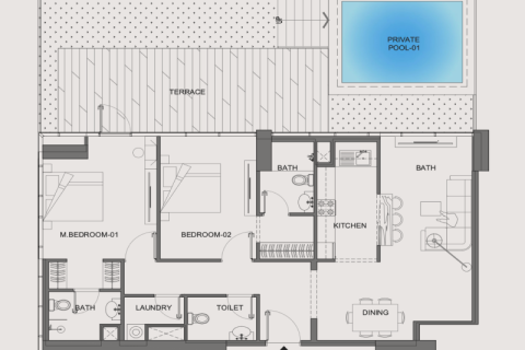Appartement à Business Bay, Dubai, studio, 44 m², № 92730 - photo 5