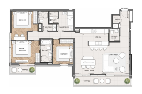Appartement à Dubai Marina, Dubai, 1 chambre, 78 m², № 92729 - photo 5