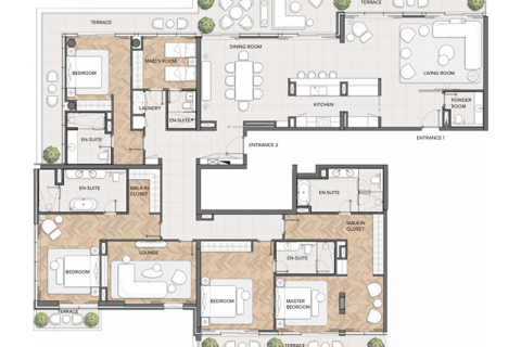 Appartement à Dubai Marina, Dubai, 1 chambre, 78 m², № 92729 - photo 7