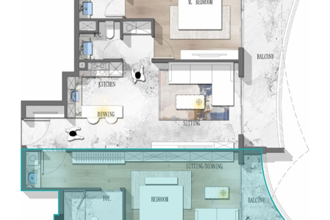 Appartement à Dubai, 1 chambre, № 92720 - photo 8