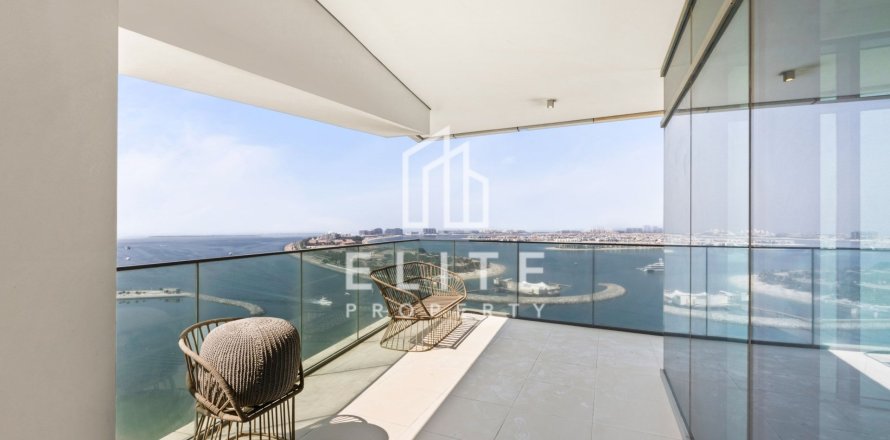 Квартира в EMAAR Beachfront, Dubai Harbour, Дубай, 3 спальни, 183м², № 124861