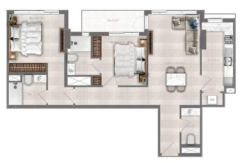 Apartment in Dubai 1 bedroom, 72 sq.m. № 103431 - photo 3