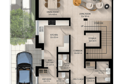 Villa in Dubai South (Dubai World Central), Dubai 4 bedrooms, 318 sq.m. № 103427 - photo 2