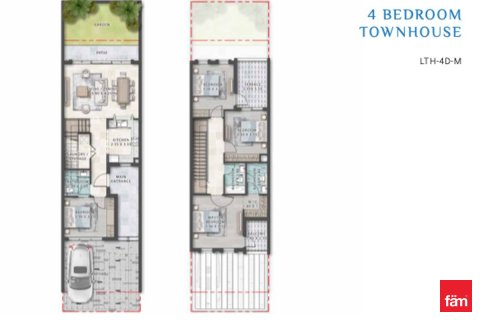 Купить таунхаус в Дубае: 4 спальни, 144м², № 91775 - фото 10