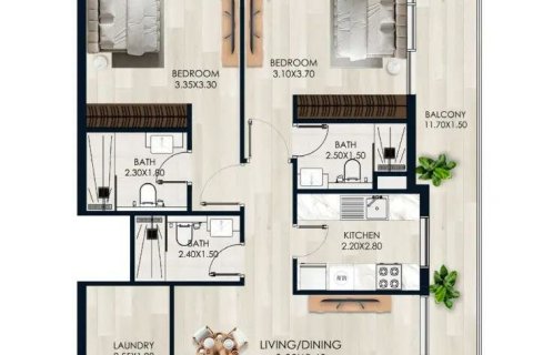 Appartement à Dubai, 2 chambres, 117 m², № 89819 - photo 20