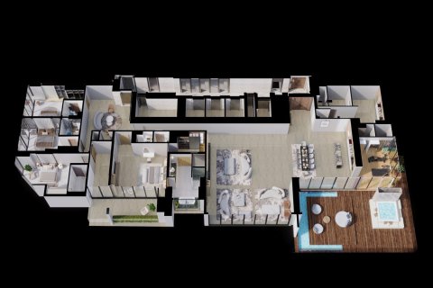 Apartamento en Jumeirah Lake Towers, Dubai, 4 dormitorios, 542.12 m², № 142053 - foto 3