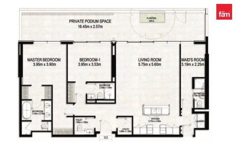 Apartment in Al Wasl, Dubai 2 bedrooms, 185.2 sq.m. № 11273 - photo 17