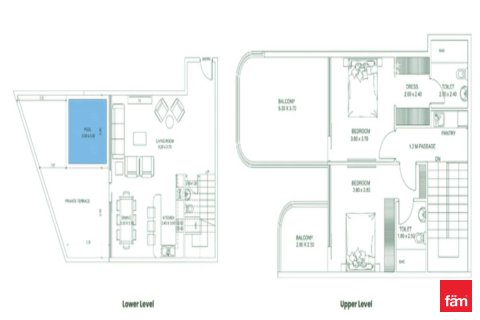 Appartement à Arjan, Dubai, 2 chambres, 248.2 m², № 90411 - photo 16