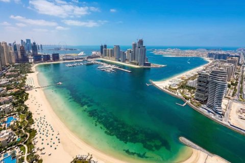 Appartement à Palm Jumeirah, Dubai, 1 chambre, 108.5 m², № 135315