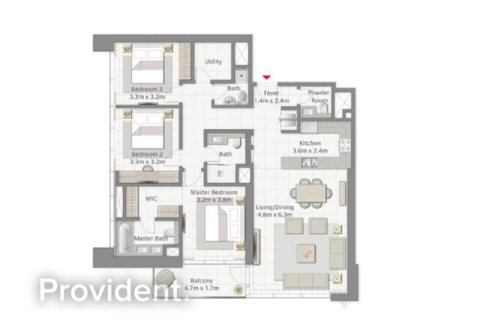 Apartment in CREEK GATE in Dubai Creek Harbour (The Lagoons), Dubai 2 bedrooms № 30851 - photo 11