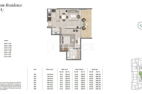 Apartment in Falcon City of Wonders, Dubai 3 bedrooms, 146 sq.m. № 101474 - photo 23