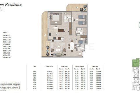 Apartment in Falcon City of Wonders, Dubai 3 bedrooms, 146 sq.m. № 101474 - photo 22