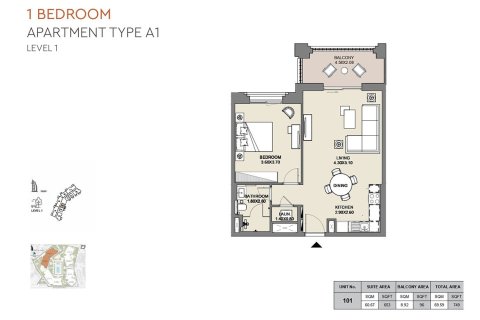 Apartment in Madinat Jumeirah Living, Umm Suqeim, Dubai 2 bedrooms, 103 sq.m. № 103951 - photo 2