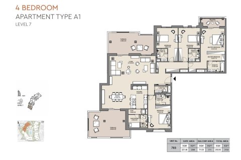 Apartment in Madinat Jumeirah Living, Umm Suqeim, Dubai 2 bedrooms, 103 sq.m. № 103951 - photo 3