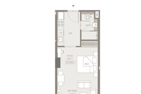Apartment in Business Bay, Dubai studio, 44 sq.m. № 103957 - photo 4