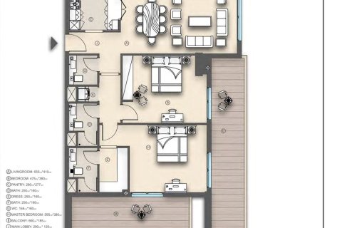 شقة في Al Furjan, دبي 2 غرف نوم, 138.5 م² رقم 22425 - صورة 10