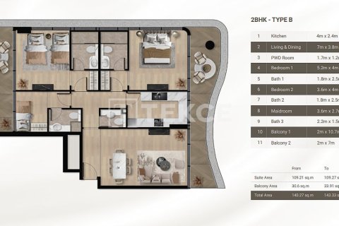 Appartement à Dubai, 1 chambre, 72 m², № 98144 - photo 16