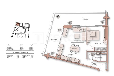 Apartamento en Dubai, 3 dormitorios, 152 m², № 77366 - foto 14