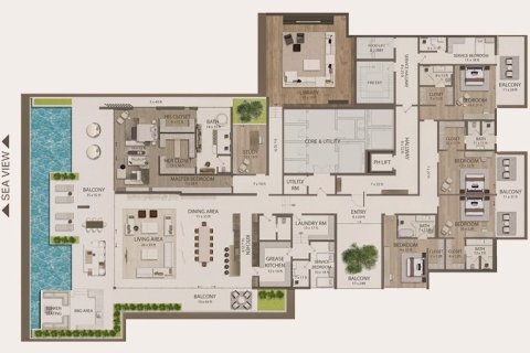 Apartment in Dubai 1 bedroom, 134 sq.m. № 103540 - photo 2
