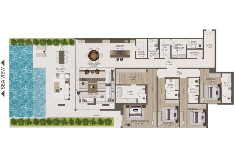 Apartment in Dubai 1 bedroom, 134 sq.m. № 103540 - photo 4