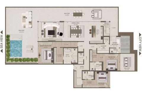 Apartment in Dubai 1 bedroom, 134 sq.m. № 103540 - photo 14
