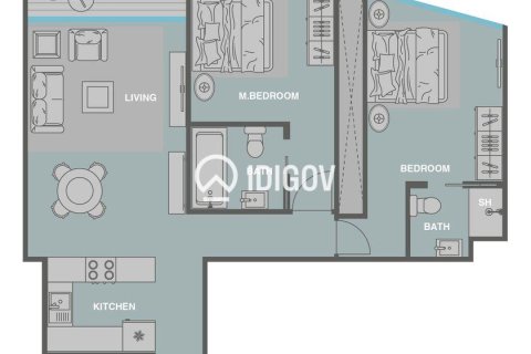 Apartamento en The Address Jumeirah Resort and Spa, Jumeirah Beach Residence, Dubai, 2 dormitorios, 108.42 m², № 120990 - foto 22