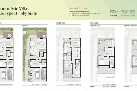 Villa in Aura, Tilal Al Ghaf, Dubai 4 bedrooms, 317 sq.m. № 19887 - photo 30