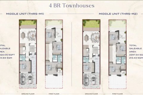 Townhouse in Dubai Investment Park, Dubai 4 bedrooms, 144 sq.m. № 103479 - photo 12