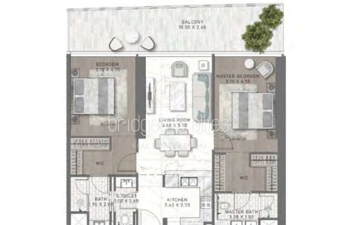 Appartement à Dubai Harbour, Dubai, 2 chambres, 111.1 m², № 22319 - photo 14