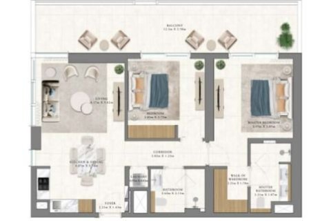 Apartment in Dubai Hills Estate, Dubai 1 bedroom, 70 sq.m. № 103618 - photo 3