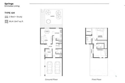 Villa in The Springs, Dubai 2 bedrooms, 153.01 sq.m. № 119511