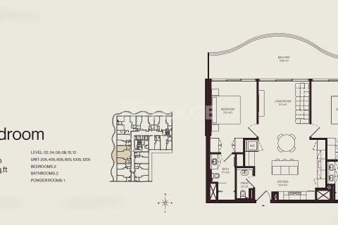 Apartamento en Jumeirah Village Circle, Dubai, 2 dormitorios, 114 m², № 123973 - foto 24