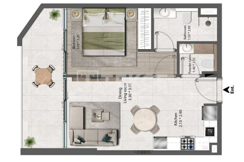 Apartment in Dubai 2 bedrooms, 88 sq.m. № 123975 - photo 16