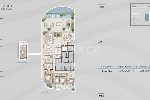 Apartamento en Al Wasl, Dubai, 3 dormitorios, 487 m², № 118418 - foto 26
