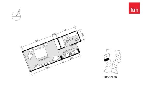 Apartment in Business Bay, Dubai 34.6 sq.m. № 10236 - photo 2