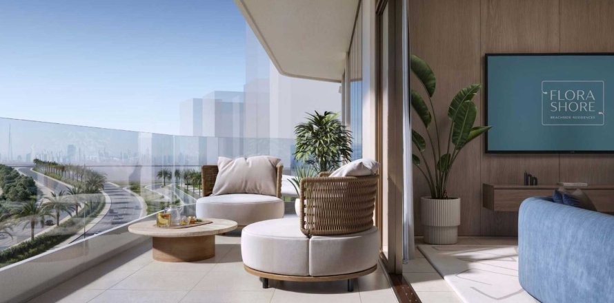 Apartment in Flora Shore Beachfront Residences in Dubai 2 bedrooms, 91.6 sq.m. № 59993
